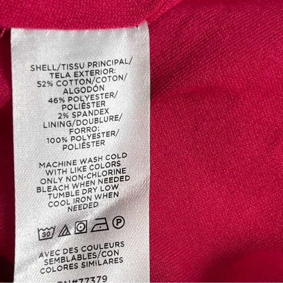 Ann Taylor Pink Mini Skirt Women’s Size 6 Lined Textured Fabric - Picture 8 of 8